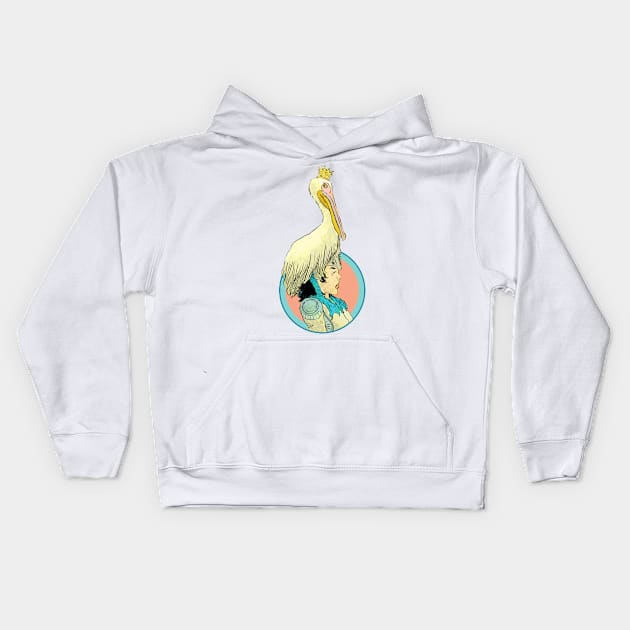 Pelican Royalty Kids Hoodie by jesse.lonergan